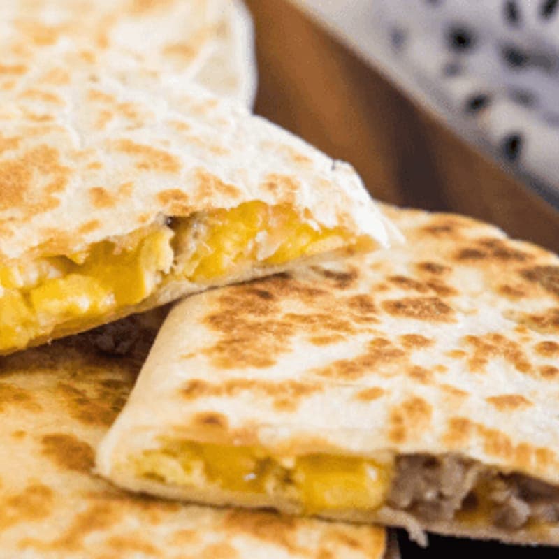 Breakfast Quesadilla Tray Serves 10 Guest
