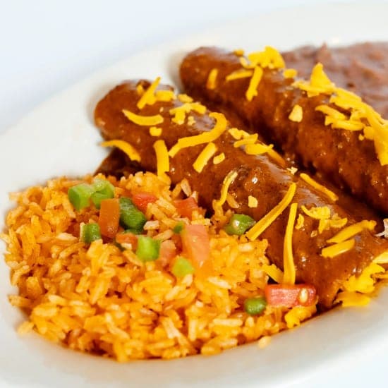 Cheese Enchilada Plate