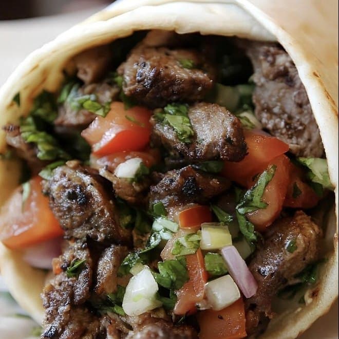 Beef Shawarma Wrap Box