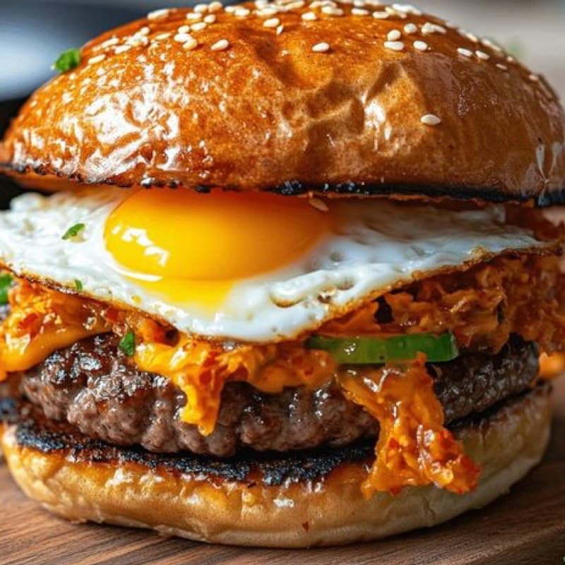 Kimchi Fusion Burger Box