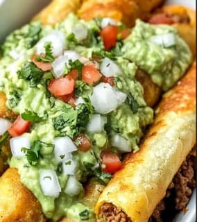 Ground Beef Flautas (12)