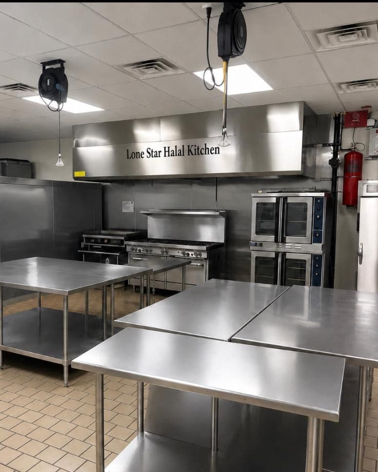 The commercial kitchen where every Smyrna Halal Grill order is prepared